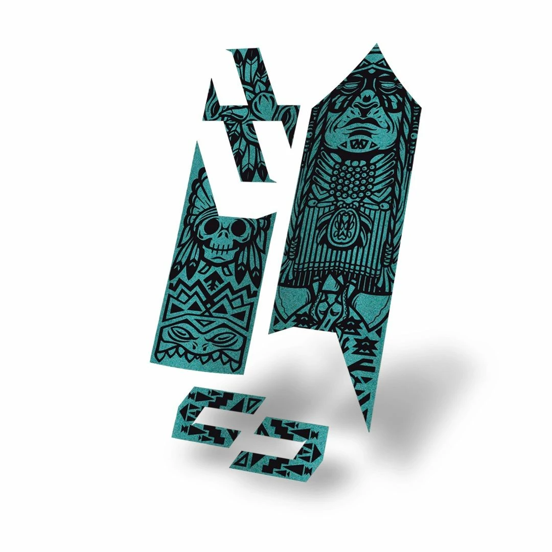 Unleazhed - M02 Sticker - Tatanka Turquoise