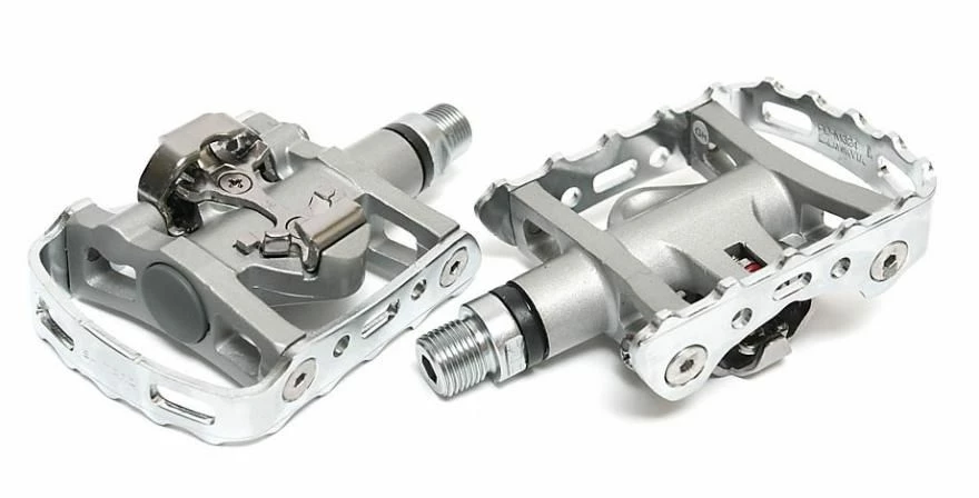 SHIMANO PD-M324 PEDALE SPD SILBER